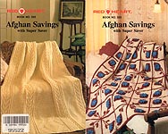 Red Heart Book 333: Afghan Savings with Super Saver