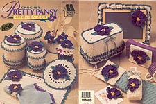 Annie's Attic Pretty Pansy Kitchen Set