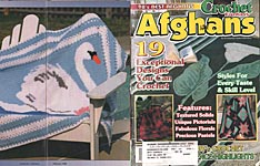 Crochet Fantasy Afghans, No. 121, February 1998