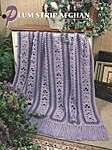 Annie's Crochet Quilt & Afghan Club Plum Stripe Afghan