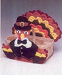 Mary Maxim KNIT Turkey Basket