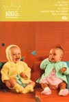 KNIT King Patterns No. 2029: Lacy Baby Set & Circular Yoke Baby Jacket