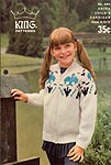 KNIT King Patterns No. 4001: Haida Child's Cardigan