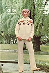 KNIT King Patterns No. 2001: Haida Lady's Cardigan