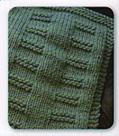 Knitting Pattern-A-Day Calendar: City Blocks Dishcloth