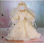 Aleene's Big Book of Crafts Christmas Fun Card 15: Lacy Angel