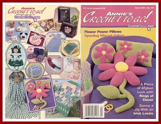 Cover of Annie's Crochet To Go, March 2001