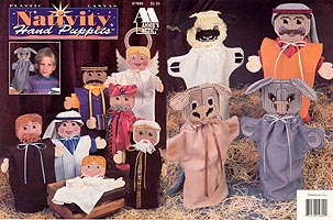 Plastic Canvas Nativity Puppets