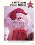 Plastic Canvas Santa Towel Holder