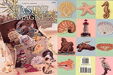 TNC Seaside Magnets in plastic canvas