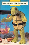 Annie's Attic Plastic Canvas 3-D Turtle