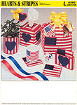 Annie's International Plastic Canvas Club: Hearts & Stripes