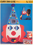 Annie's International Plastic Canvas Club: Clown Toss Game