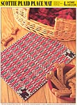 Annie's International Plastic Canvas Club: Scottie Plaid Place Mat