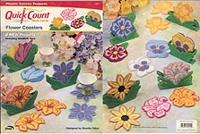 TNS Quick Count Plastic Canvas Flower Coasters