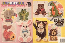 Annie's Attic Plastic Canvas Delightful Light Switch Covers