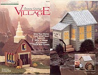 Plastic Canvas! Tissue Cover Village