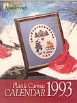 The Needlecraft Shop Plastic Canvas Calendar 1993