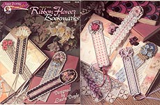 Annie Potter Presents Plastic Canvas Ribbon Flowers Bookmarks