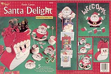 TNS Plastic Canvas Santa Delight