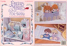 LA Precious Moments For Baby in Plastic Canvas