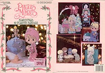 LA Precious Moments Christmas in Plastic Canvas