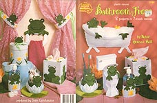 ASN Plastic Canvas Bathroom Frogs