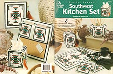 Annie's Attic Plastic Canvas Southwest Kitchen Set