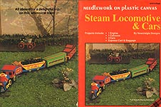 Plaid Ent. Needlework on Plastic Canvas: Steam Locomotive & Cars