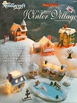 Annie's Attic Plastic Canvas Victorian Winter Village