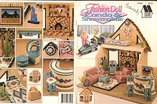 Annie's Attic Fashion Doll Condo & Snowmobile