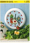 Annie's International Plastic Canvas Club: Birdhouse Clock