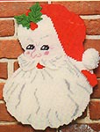 Mary Maxim Plastic Canvas Santa Claus Wall Hanging