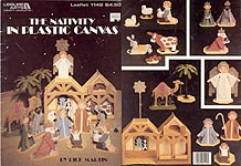 LA The Nativity in Plastic Canvas