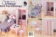 Annie's Attic Plastic Canvas Vintage Doll Furnishings