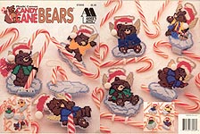 Annie's Attic Plastic Canvas Candy Cane Bears