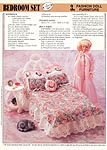 Annie's International Plastic Canvas Club: Fashion Doll Furniture Bedroom Set