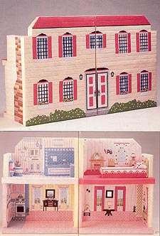 Annie's Attic Fashion Doll PlayHouse in Plastic Canvas