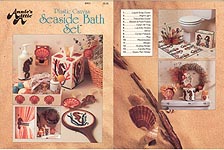 Annie's Attic Plastic Canvas Seaside Bath Set