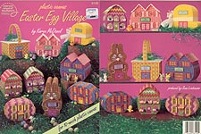 ASN Plastic Canvas Easter Egg Village