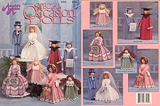 Annie's Attic Plastic Canvas Special Occasion Dolls