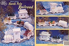 ASN Plastic Canvas North Pole Railroad