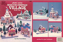 ASN Plastic Canvas Home For Christmas Village, Book One