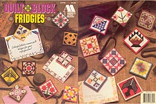 Annie's Attic Plastic Canvas Quilt Block Fridgies