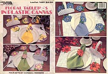 LA Floral Tabletops in Plastic Canvas