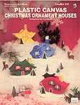 Needlecraft Ala Mode Plastic Canvas Christmas Ornament Houses