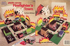 ASN Plastic Canvas Firefighter's Town