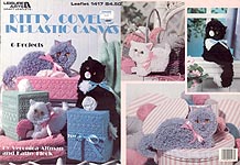 LA Kitty Covers in Plastic Canvas