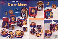 ASN Plastic Canvas Sun and Moon