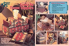 Annie's Attic Plastic Canvas Santa Fe Tissue Toppers